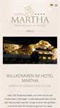 Mobile Screenshot of hotelmartha.at